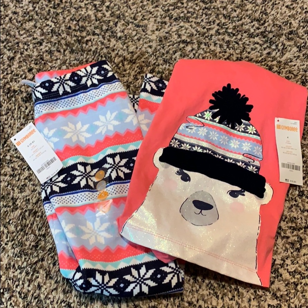 Winter Girls Gymboree Set